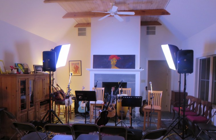 The stage before the show.