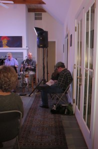 Joel Winstead sketches the band during the show.