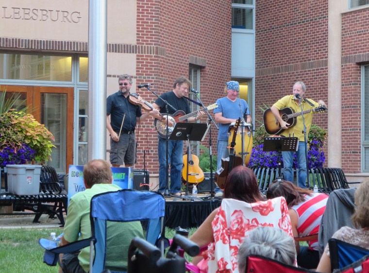The Bitter Liberals in Leesburg, VA at the award willing Acoustic on the Green series.