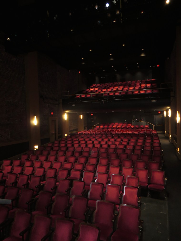 Our view from the stage