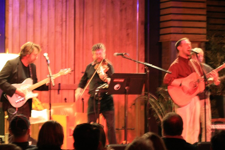 The Bitter Liberals join Where's Aubrey on stage