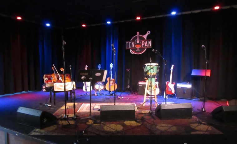 The Bitter Liberals stage at the Tin Pan 9.17